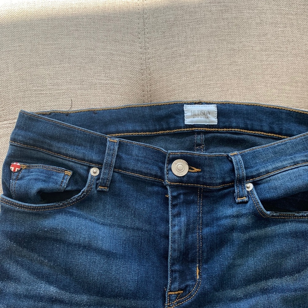 Hudson premium denim jean med/dark blue